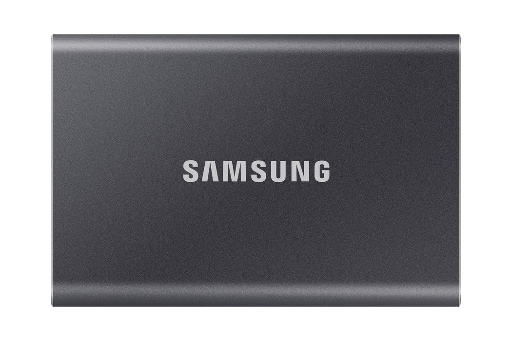 Samsung Portable SSD T7, 2 TB, USB Type-C, 3.2 Gen 2 (3.1 Gen 2), 1050 MB/s, Password protection, Grey