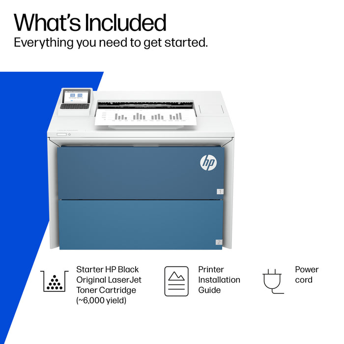 HP LaserJet Enterprise 5601n/dn Black and white Printer, Laser, 1200 x 1200 DPI, A4, 50 ppm, Duplex printing, Blue