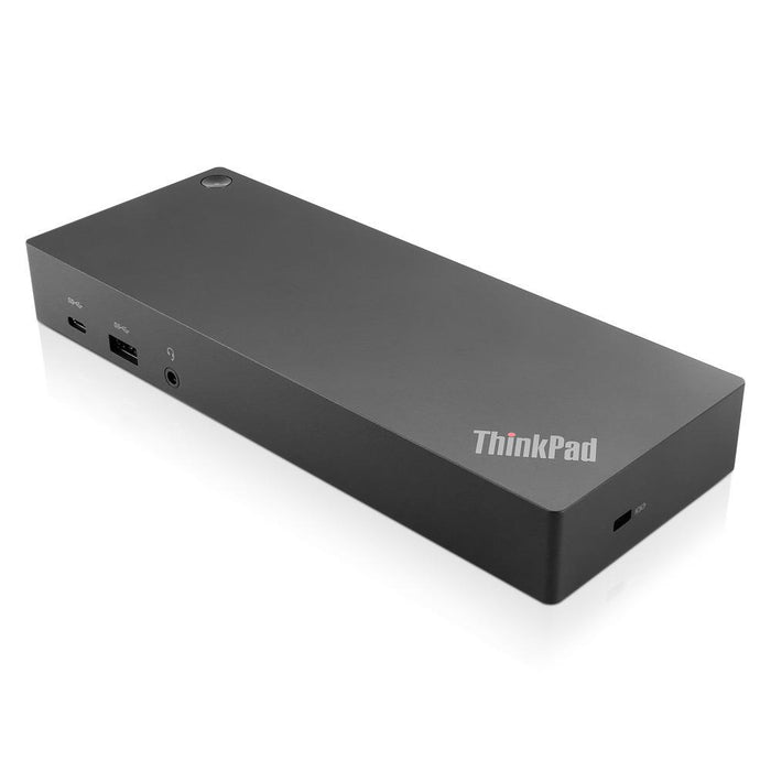 Lenovo 40AF0135UK, Wired, USB 3.2 Gen 1 (3.1 Gen 1) Type-C, 3.5 mm, 10,100,1000 Mbit/s, Black, 10 Gbit/s