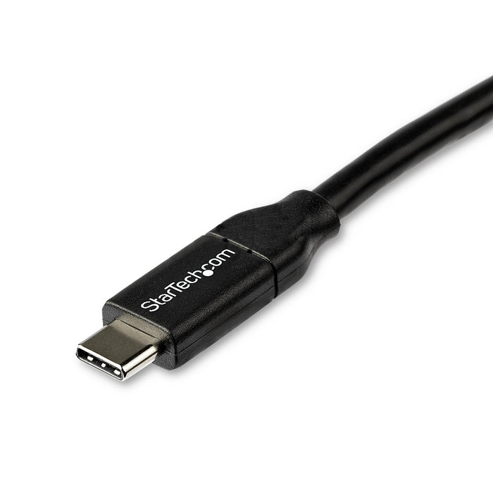 StarTech.com 6.6ft (2m) USB-C Fast Charging Cable, Charge & Sync, 100W (5A) PD, USB 2.0, USB-IF Certified - Black USB C Charging Cord, 2 m, USB C, USB C, USB 2.0, 0.48 Gbit/s, Black