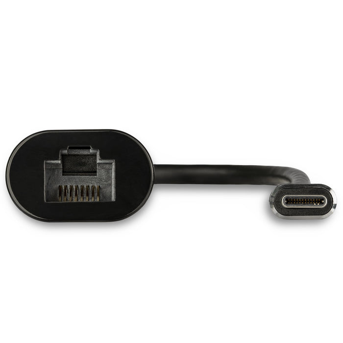 StarTech.com 2.5GbE USB C to Ethernet Adapter NBASE-T NIC - USB 3.0 Type C 2.5/1 Gigabit/100 Mbps Multi Speed Network/ USB 3.1 Laptop to RJ45/LAN Thunderbolt 3 Compatible/MacBook Pro Surface, Wired, USB Type-C, Ethernet, 5000 Mbit/s, Black, Grey
