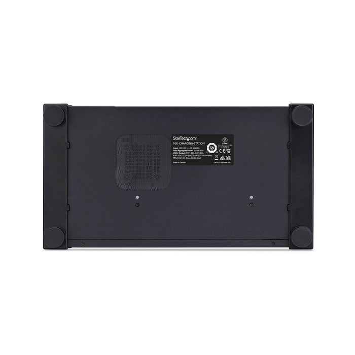 StarTech.com 10-Port USB-C Charging Hub, 60W Per Port, 350W Total Power, Multiport Charger Block / Station, TAA Compliant, Indoor, AC, 20 V, Black