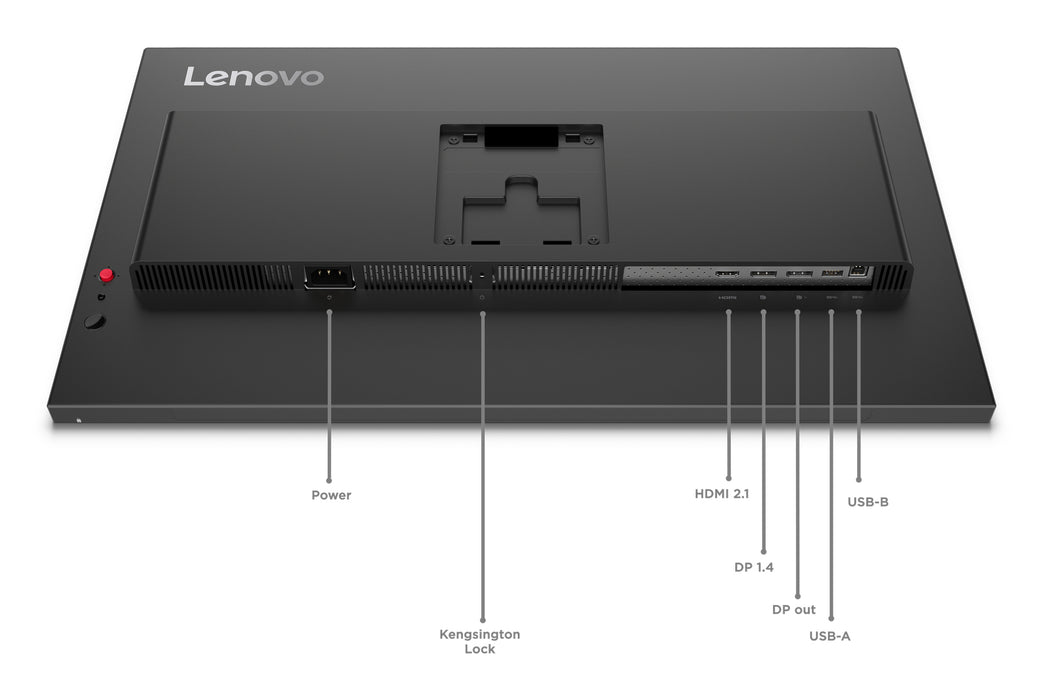 Lenovo ThinkVision P27Q-40, 68.6 cm (27"), 2560 x 1440 pixels, Quad HD, LED, 6 ms, Black