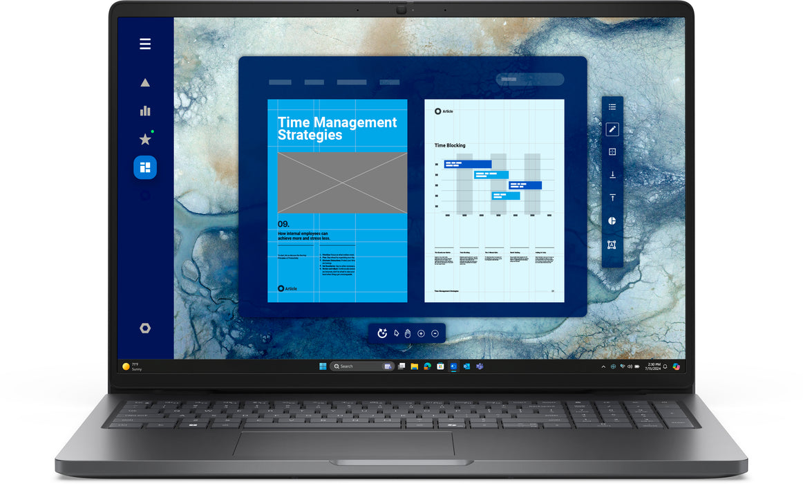 DELL Pro 16 PC16250, Intel Core 5, 40.6 cm (16"), 1920 x 1200 pixels, 16 GB, 512 GB, Windows 11 Pro