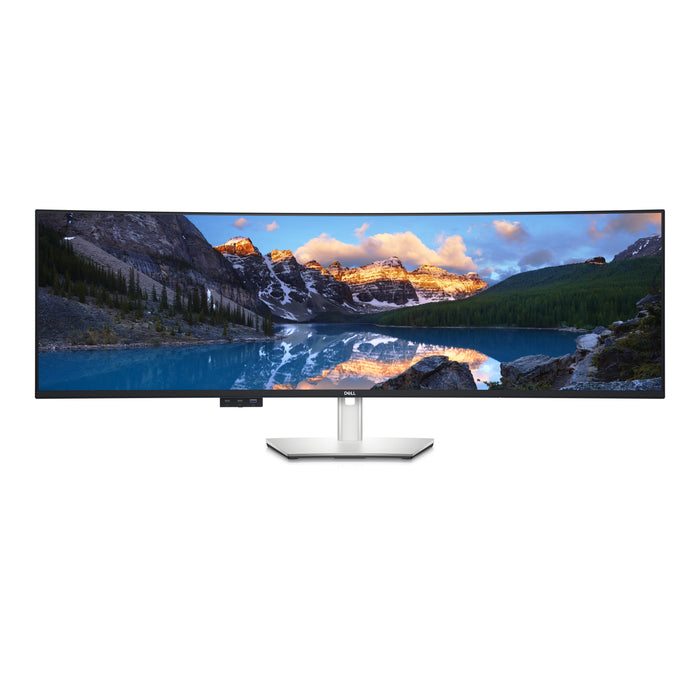 DELL UltraSharp U4924DW, 124.5 cm (49"), 5120 x 1440 pixels, 5K Ultra HD, LCD, 14 ms, Black, Silver