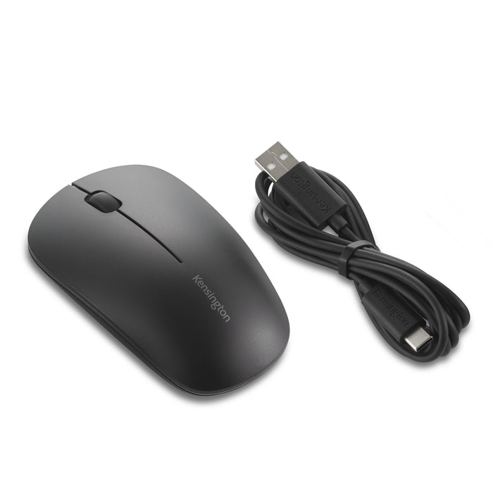 Kensington MY230 EQ Rechargeable Mouse – Wireless – Midsize, RF Wireless + Bluetooth, Black
