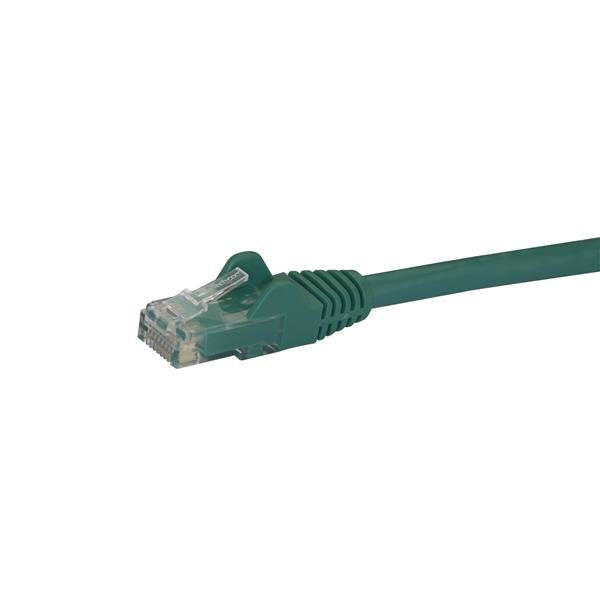 StarTech.com 2m CAT6 Ethernet Cable - Green CAT 6 Gigabit Ethernet Wire -250MHz 100W PoE RJ45 UTP Network/Patch Cord Snagless w/Strain Relief Individually Tested, 2 m, Cat6, U/UTP (UTP), RJ-45, RJ-45, Green