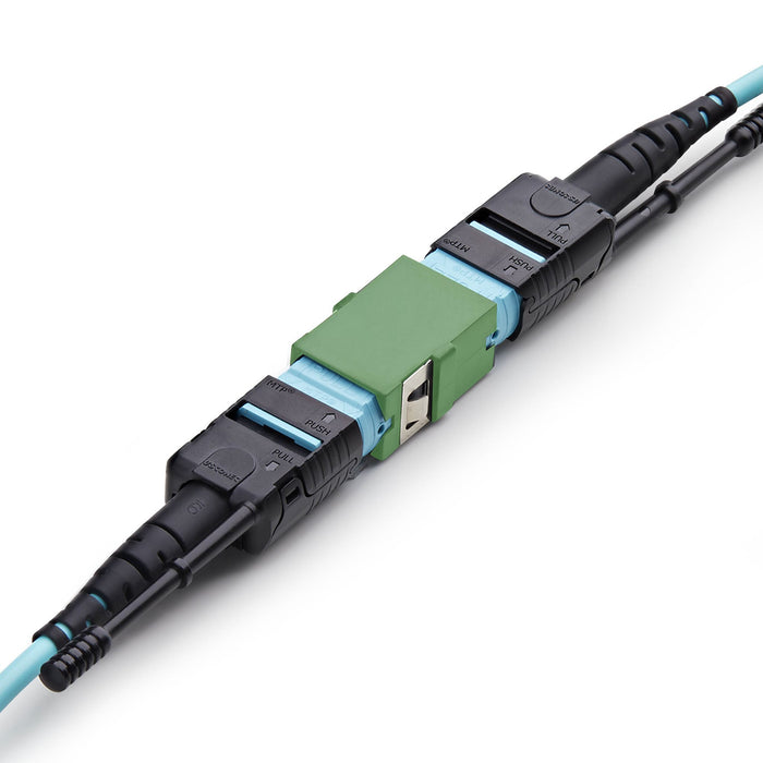 StarTech.com MPO/MTP Coupler, Single Mode/Multimode Fiber Adapter, Key Up-Key Down, Fiber Optic MPO/MTP Coupler - Green, MPO/MTP, Green, Single-mode, OS1/OS2, Trade Agreements Act (TAA), CE, 14.7 mm
