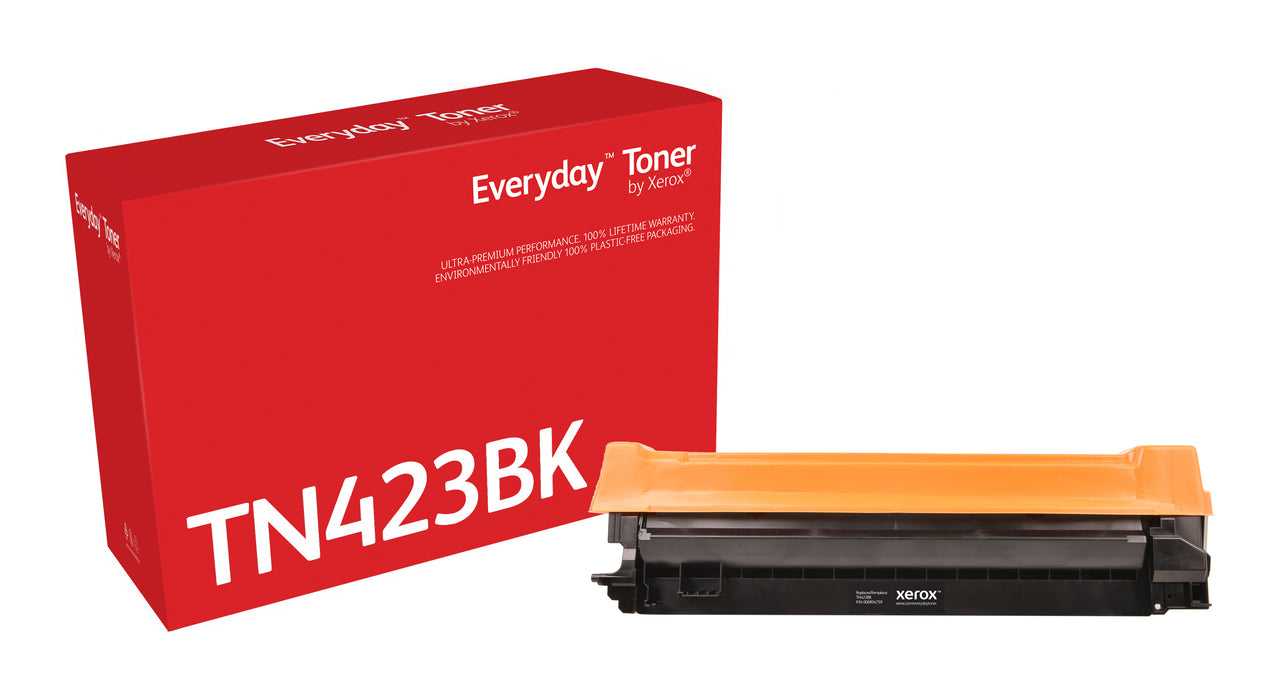 Everyday™ Black Toner by compatible with Brother TN-423BK, High capacity, 6500 pages, Black, 1 pc(s)