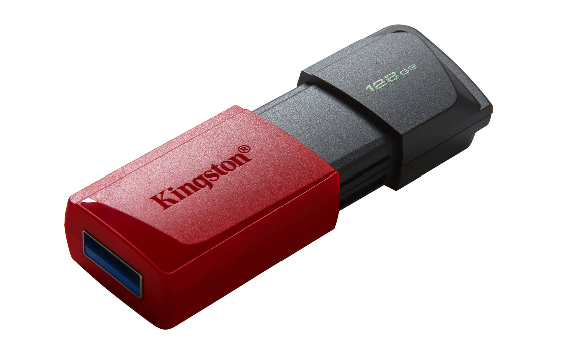 Kingston Technology DataTraveler 128GB USB3.2 Gen1 Exodia M (Black + Red), 128 GB, USB Type-A, 3.2 Gen 1 (3.1 Gen 1), Slide, 10 g, Black, Red
