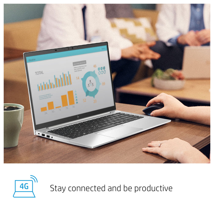 HP EliteBook 845 G7, AMD Ryzen™ 7 PRO, 1.7 GHz, 35.6 cm (14"), 1920 x 1080 pixels, 16 GB, 512 GB