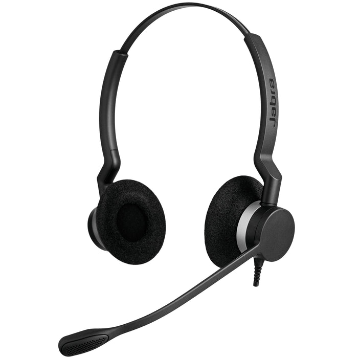 Jabra Biz 2300 QD, Wideband, Duo, Wired, Office/Call center, 150 - 6800 Hz, 65 g, Headset, Black