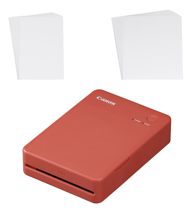 Canon SELPHY QX20 RD, Dye-sublimation, 287 x 287 DPI, 2.8" x 3.3" (7.2x8.5cm), Borderless printing, Wi-Fi, Bluetooth