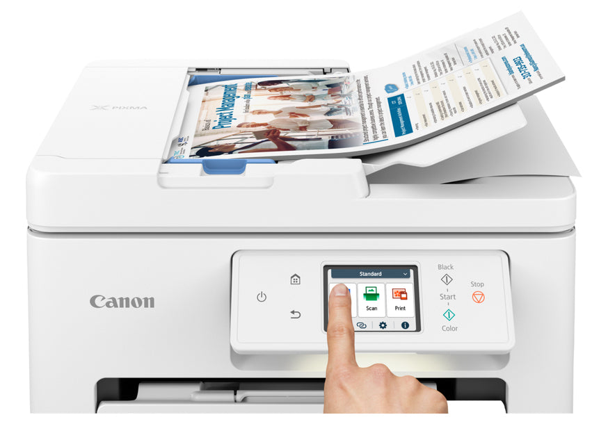 Canon PIXMA TS7750i, Inkjet, Colour printing, 1200 x 1200 DPI, Colour copying, A4, White