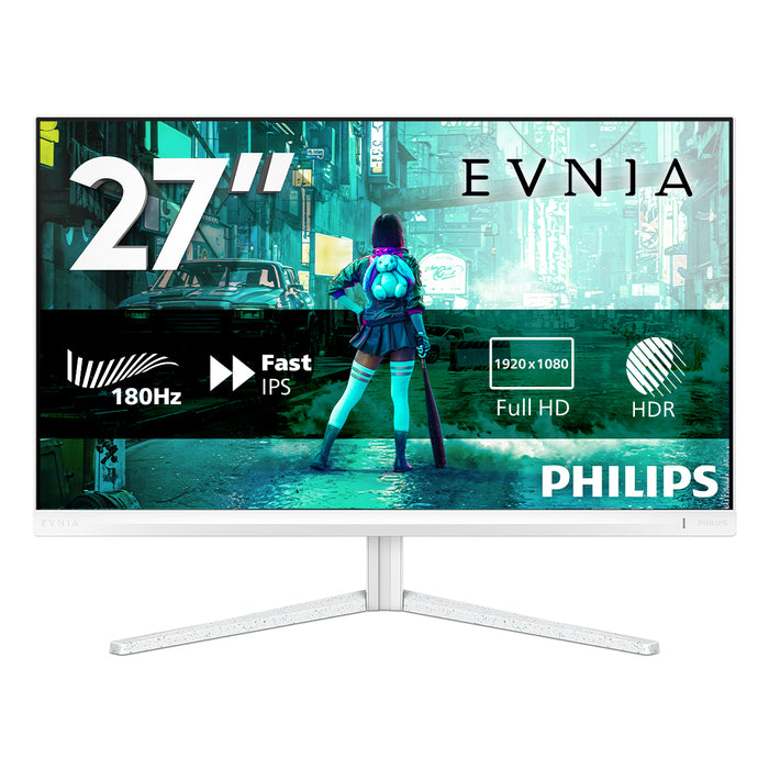 Philips Evnia 27M2N3201A/00, 68.6 cm (27"), 1920 x 1080 pixels, Full HD, LCD, 1 ms, White