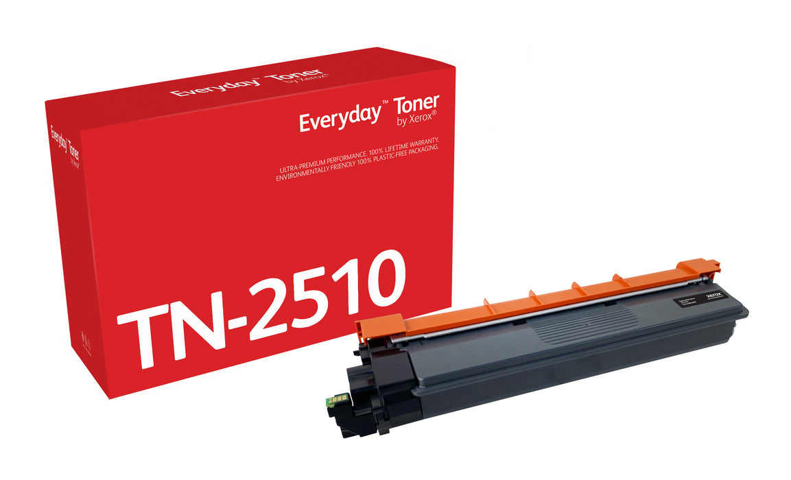 Everyday™ Black Toner by compatible with Brother TN2510, Standard capacity, 1200 pages, Black, 1 pc(s)