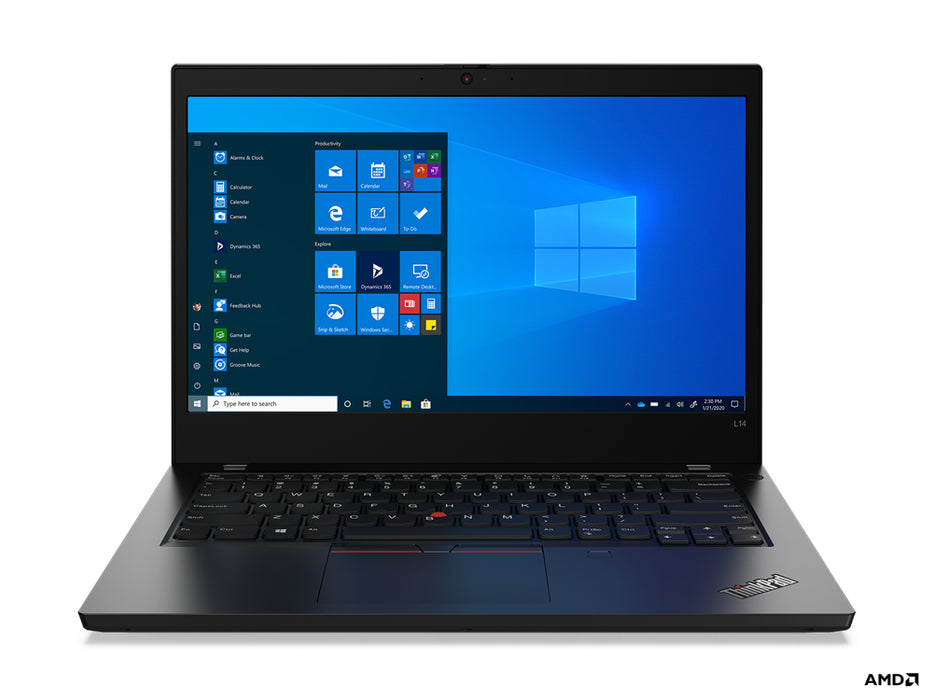 Lenovo ThinkPad L14 Gen 1 (AMD), AMD Ryzen™ 5, 2.3 GHz, 35.6 cm (14"), 1920 x 1080 pixels, 8 GB, 256 GB