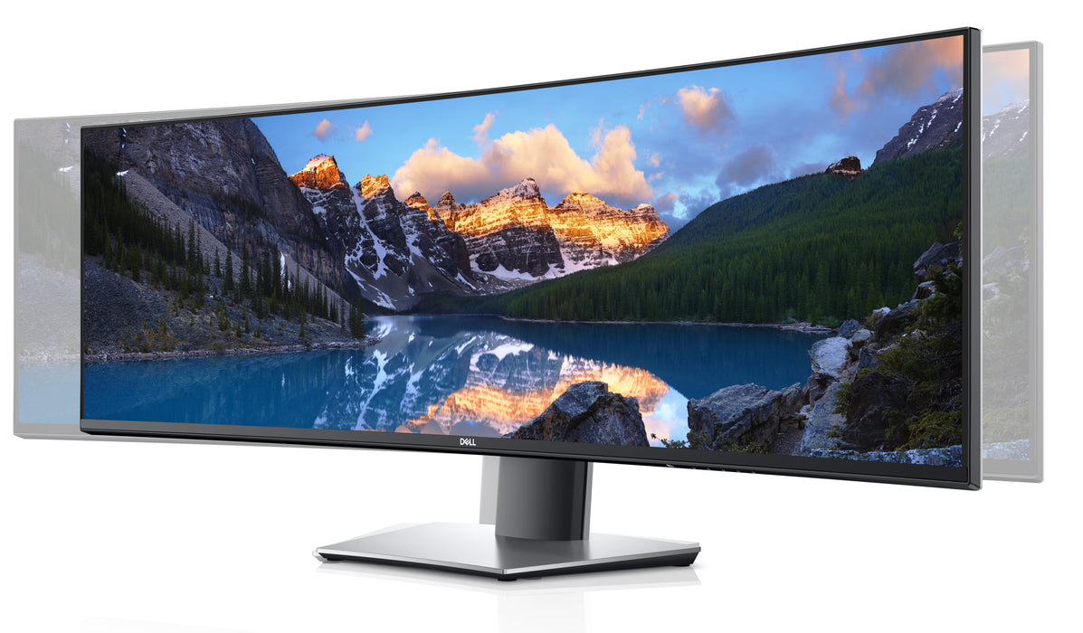 DELL UltraSharp U4919DW, 124.5 cm (49"), 5120 x 1440 pixels, UltraWide Dual Quad HD, LCD, 8 ms, Black, Silver