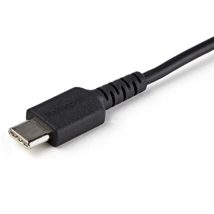 StarTech.com 3ft (1m) Secure Charging Cable – USB-A to USB-C Data Blocker Charge-Only Cable – No-Data Power-Only Charger Cable for Phone/Tablet – Data Blocking USB Protector Adapter Cable, 1 m, USB A, USB C, USB 2.0, 0.48 Gbit/s, Black