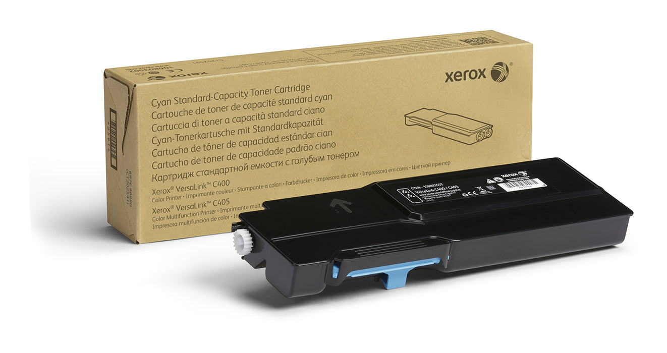 Xerox Genuine ® VersaLink® C400 Color Printer/C405 Color Multifunction Printer Cyan Standard capacity Toner Cartridge (2500 Pages) - 106R03502, 2500 pages, Cyan, 1 pc(s)