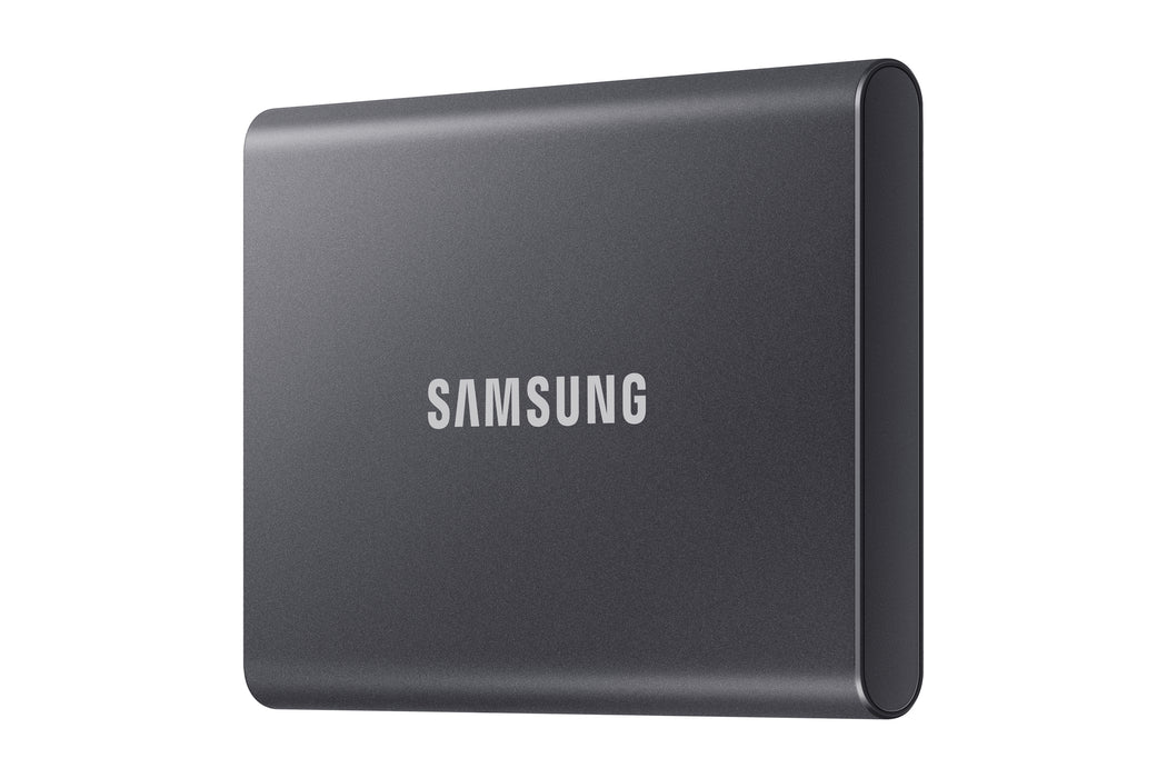 Samsung Portable SSD T7, 2 TB, USB Type-C, 3.2 Gen 2 (3.1 Gen 2), 1050 MB/s, Password protection, Grey