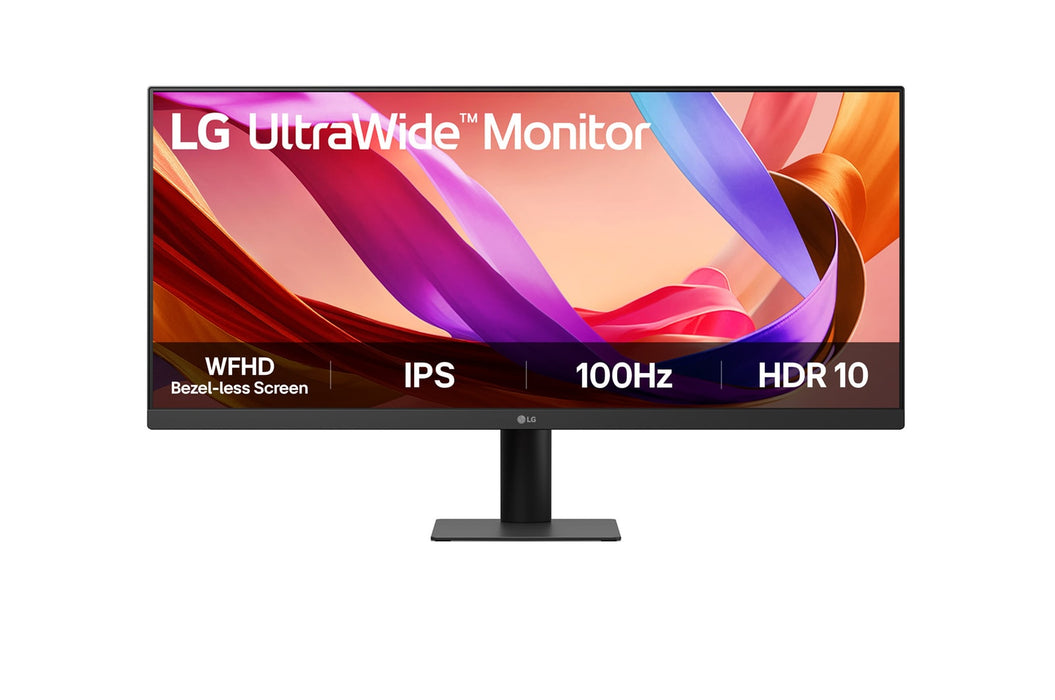 LG UltraWide U5 Monitor (29U511A) - 29-inch 21:9 UltraWide™ WFHD (2560x1080) IPS Display, sRGB 99%, HDR10, 100Hz Refresh Rate, Eye-Care Features, Clutter-free Design, Height Adjustable, 73.7 cm (29"), 2560 x 1080 pixels, WFHD, LCD, 5 ms, Black