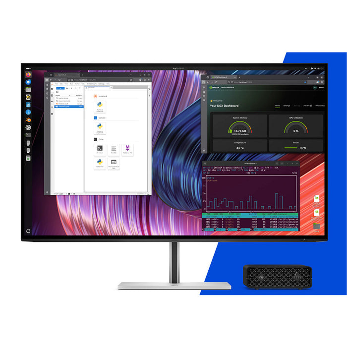 HP ZGX Nano G1n AI, GB10, 128 GB, LPDDR5x-SDRAM, 1 TB, SSD, Linux