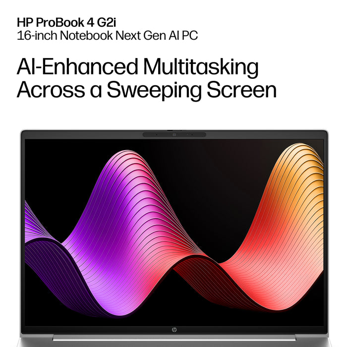 HP ProBook 4 G2i 16 inch Notebook Next Gen AI PC Wolf Pro Security Edition, Intel Core Ultra 7, 40.6 cm (16"), 1920 x 1200 pixels, 16 GB, 512 GB, Windows 11 Pro