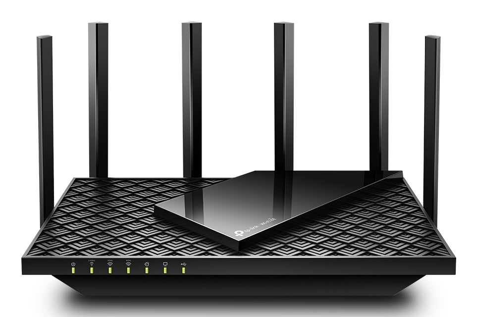 TP-Link Archer AXE5400 Tri-Band Gigabit Wi-Fi 6E Router, Wi-Fi 6E (802.11ax), Tri-band (2.4 GHz / 5 GHz / 6 GHz), Ethernet LAN, Black, Tabletop router