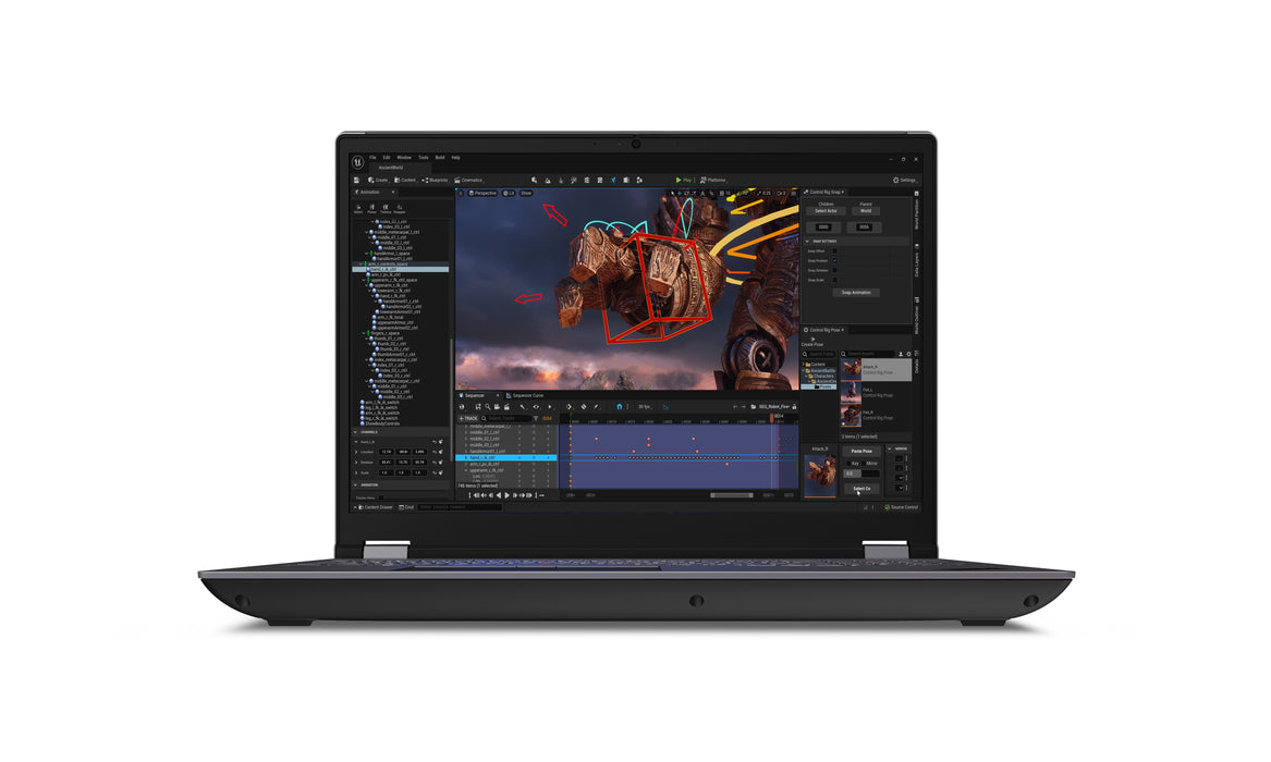 Lenovo ThinkPad P16, Intel® Core™ i7, 40.6 cm (16"), 2560 x 1600 pixels, 32 GB, 1 TB, Windows 11 Pro