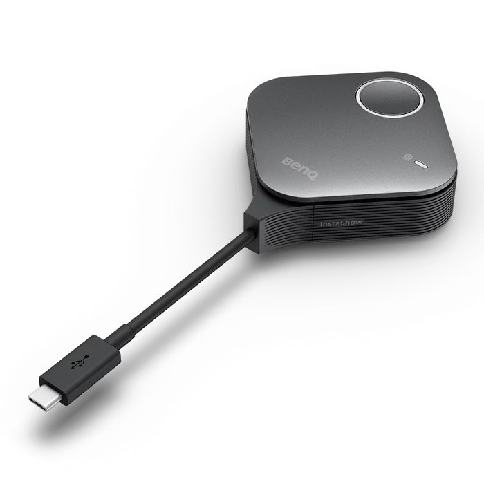 BenQ InstaShow VS25, Desktop, Black, External, 2 dBi, 802.11a, 802.11b, 802.11g, Wi-Fi 4 (802.11n), Wi-Fi 5 (802.11ac), Wi-Fi 6 (802.11ax), 2400 Mbit/s