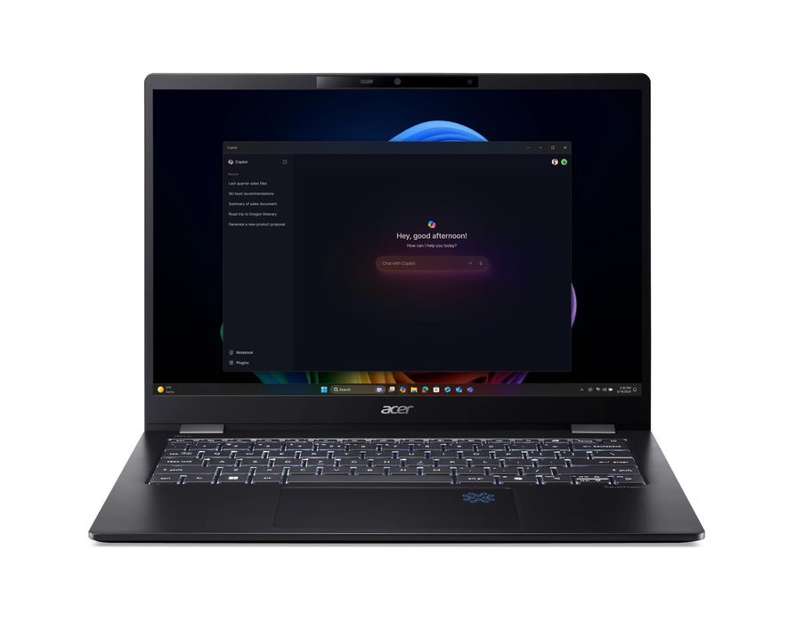 Acer TravelMate P6 14 AI TMP614-54-TCO-7436 Notebook, Intel Core Ultra 7, 2.2 GHz, 35.6 cm (14"), 2880 x 1800 pixels, 16 GB, 512 GB
