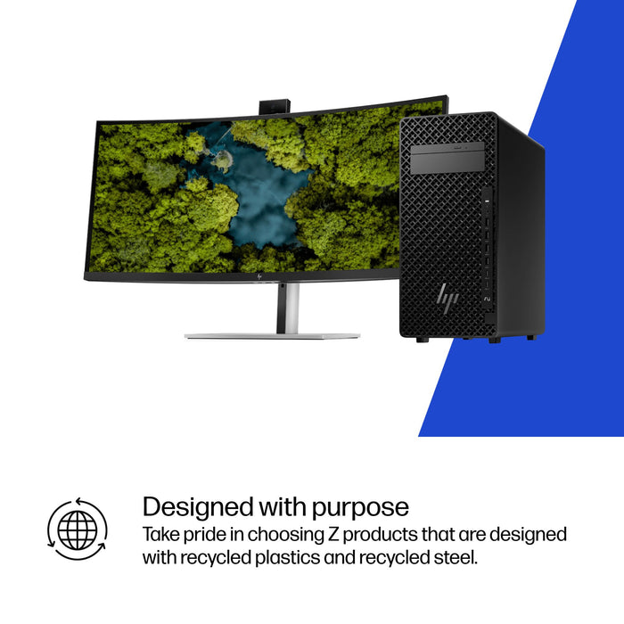 HP Z2 Tower G1i, Intel Core Ultra 9, 285K, 64 GB, DDR5-SDRAM, 1 TB, Windows 11 Pro