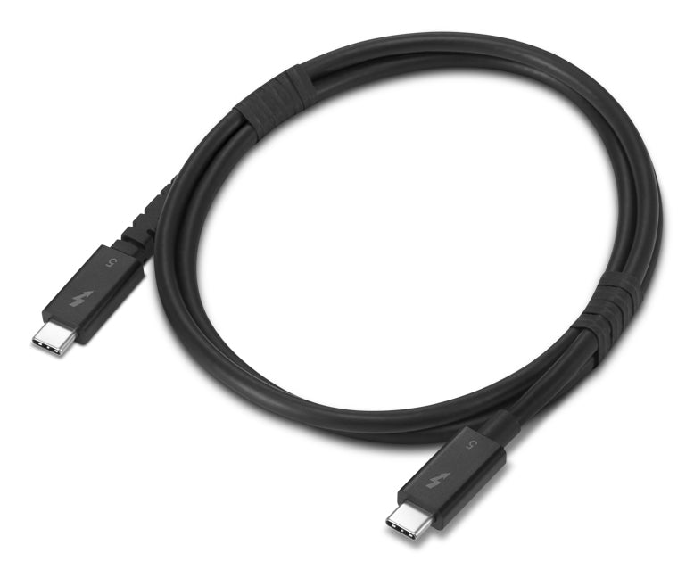 Lenovo 4X91U94411, Male, Male, 1 m, 80 Gbit/s, Black, 0 - 40 °C