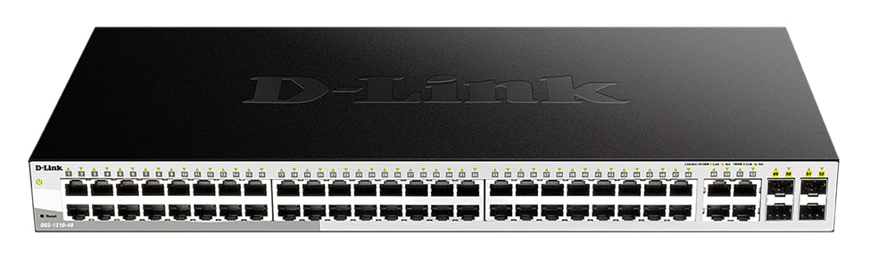 D-Link 48-Port Gigabit Smart Managed Switch with 4 Combo 1000BASE-T/SFP ports, Managed, L2, Gigabit Ethernet (10/100/1000), Full duplex, Rack mounting, 1U