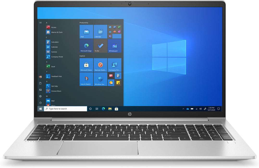 HP ProBook 455 G8, AMD Ryzen™ 5, 39.6 cm (15.6"), 1920 x 1080 pixels, 8 GB, 256 GB, Windows 10 Pro