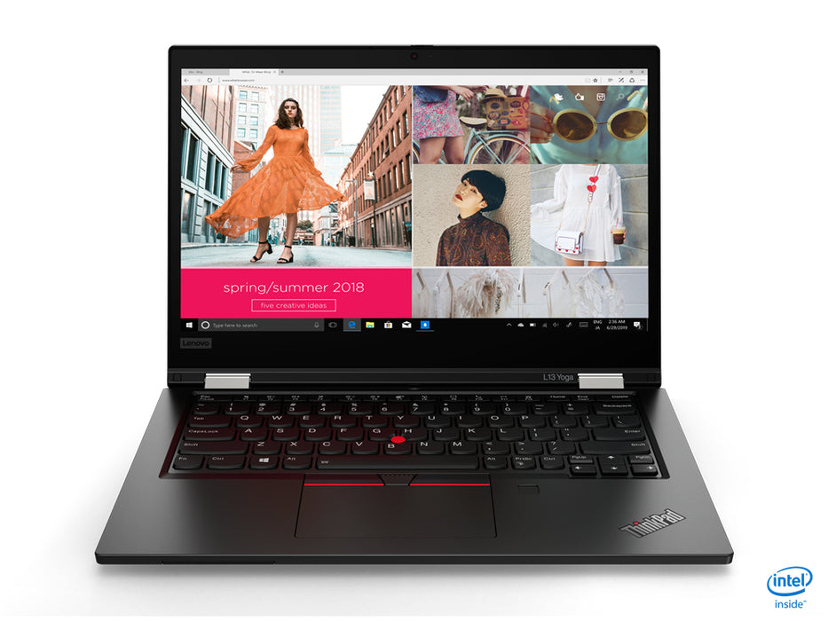 Lenovo ThinkPad L13 Yoga, Intel® Core™ i5, 33.8 cm (13.3"), 1920 x 1080 pixels, 8 GB, 256 GB, Windows 10 Pro