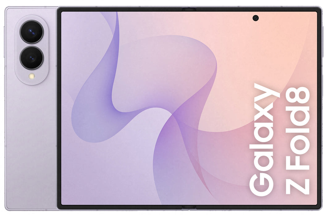 Samsung Galaxy Z Fold8 , 19.3 cm (7.6"), 1848 x 2448 pixels, 12 GB, 512 GB, 50 MP, Lavender