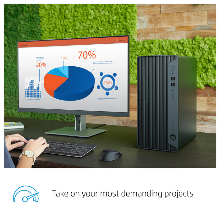 HP EliteDesk 800 G6, 2.8 GHz, Intel® Core™ i9, i9-10900, 32 GB, 1 TB, Windows 10 Pro