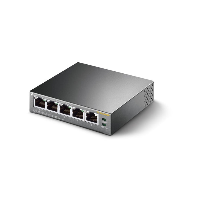 TP-Link 5-Port Gigabit Desktop PoE Switch with 4-Port, Unmanaged, Gigabit Ethernet (10/100/1000), Power over Ethernet (PoE)