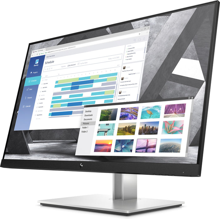 HP E-Series E27q G4 QHD Monitor, 68.6 cm (27"), 2560 x 1440 pixels, Quad HD, LCD, 5 ms, Black