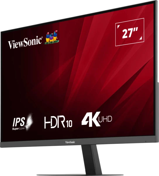 Viewsonic VA VA2708-4K-HD, 68.6 cm (27"), 3840 x 2160 pixels, 4K Ultra HD, LED, 4 ms, Black