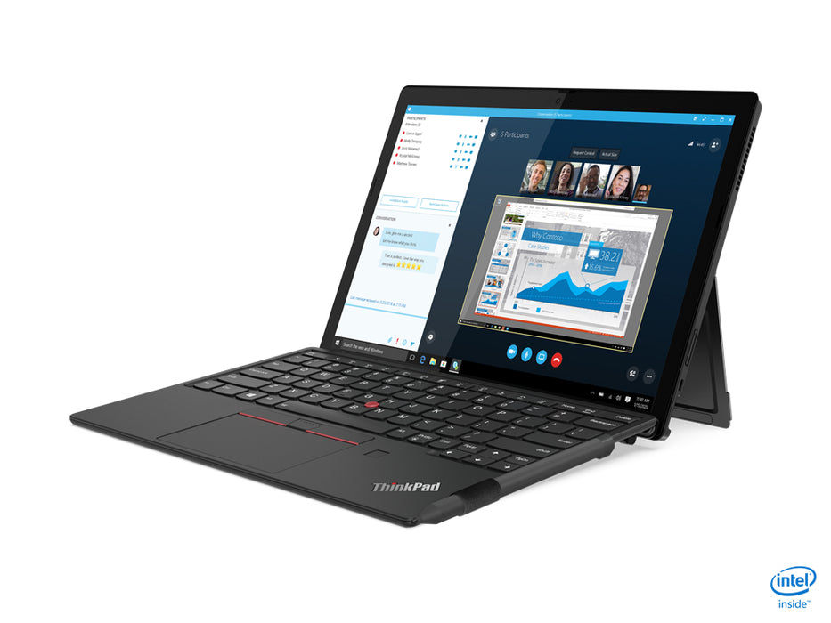 Lenovo ThinkPad X12 Detachable, Intel® Core™ i5, 31.2 cm (12.3"), 1920 x 1280 pixels, 8 GB, 256 GB, Windows 10 Pro