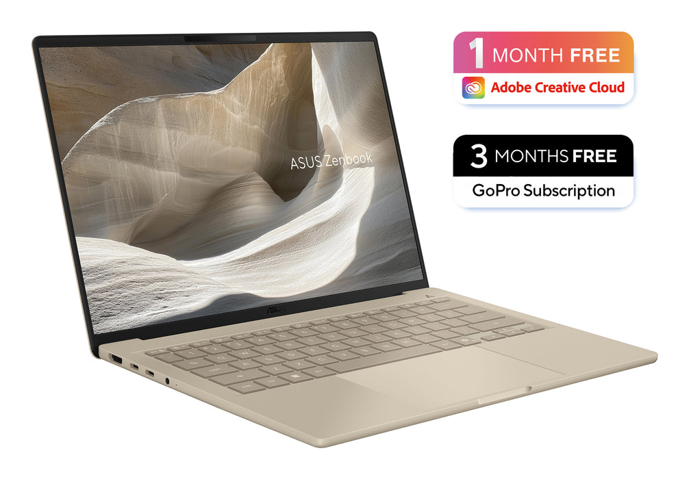 ASUS Zenbook A14 UX3407NA-QD069W Copilot+ PC, Snapdragon, 35.6 cm (14"), 1920 x 1200 pixels, 16 GB, 1 TB, Windows 11 Home