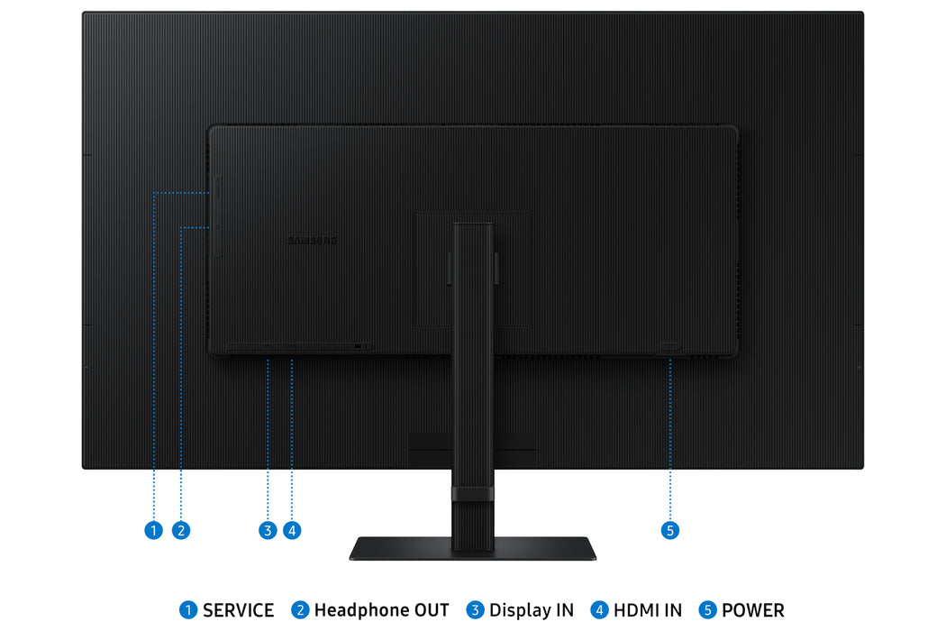 Samsung 37" ViewFinity S70D UHD Monitor, 94 cm (37"), 3840 x 2160 pixels, 4K Ultra HD, LCD, 5 ms, Black