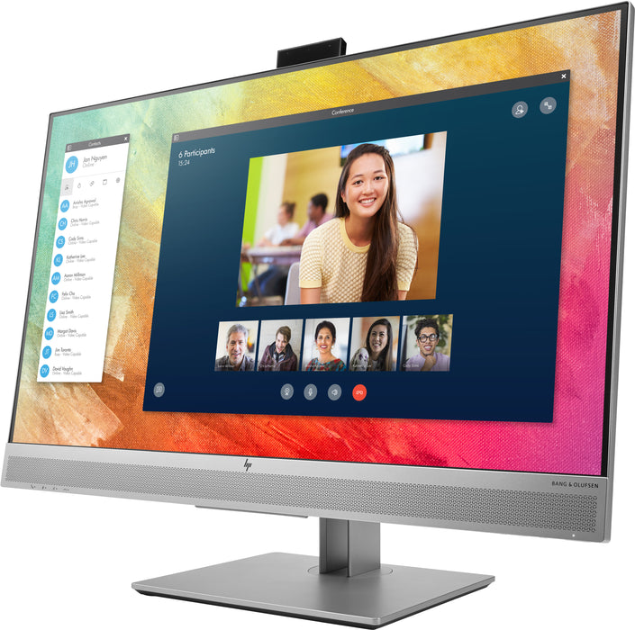 HP EliteDisplay E273m, 68.6 cm (27"), 1920 x 1080 pixels, Full HD, LED, 5 ms, Black, Silver