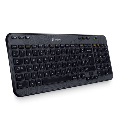 Logitech Wireless Keyboard K360, Wireless, RF Wireless, QWERTY, Black