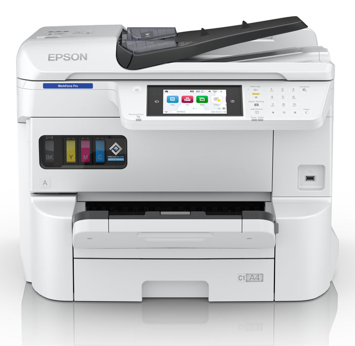 Epson WorkForce Pro EM-C7100DWF, Inkjet, Colour printing, 4800 x 1200 DPI, A3+, Direct printing, White
