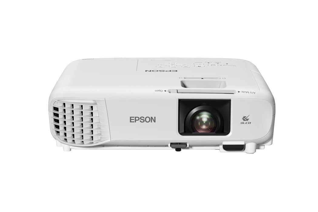 Epson EB-W49, 3800 ANSI lumens, 3LCD, WXGA (1280x800), 16000:1, 16:10, 838.2 - 8128 mm (33 - 320")