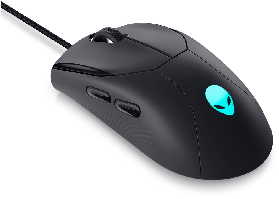 Alienware AW320M, Ambidextrous, Optical, USB Type-A, 3200 DPI, Black